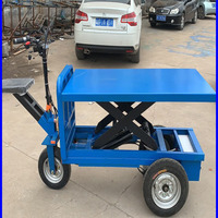 Plateforme de levage électrique unique à quatre roues pour chariot plat, idéale pour la logistique, le transport, la réparation de machines, l'usage domestique et les ateliers de réparation, compatible OEM