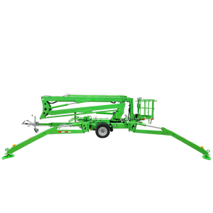 Standar Usa 14M 16M hidrolik Towable Aerial Boom Lift Trailer untuk membersihkan bekerja - Product Image 4