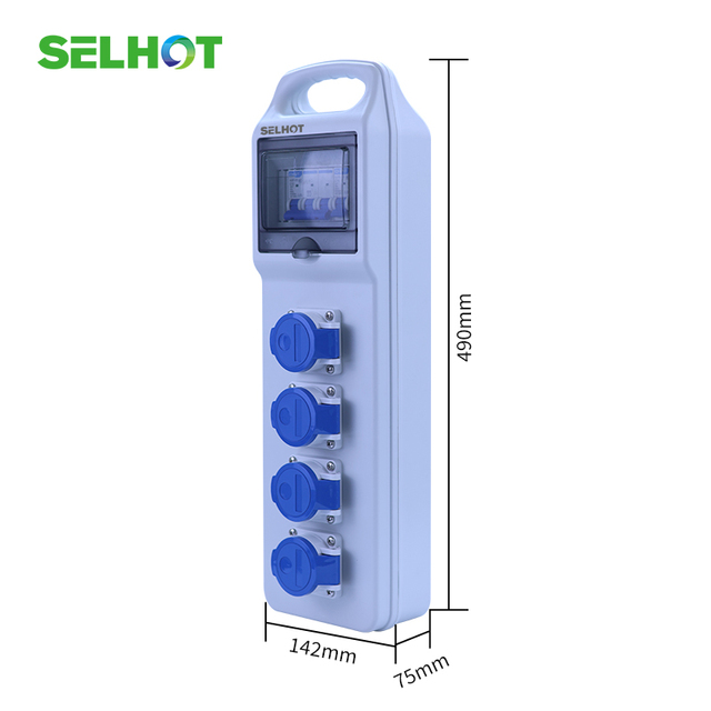 Industrial Mobile Portable Waterproof Distribution Box Portable Socket Box Manufacturers Switch Socket Box