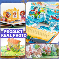 Impression personnalisée OEM, livres éducatifs pour enfants et bébés en anglais, livres 3D pop-up, impression de haute qualité personnalisée