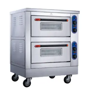 Forno elétrico comercial de padaria 220V para pão e pizza, forno industrial com motor novo e usado, componente central