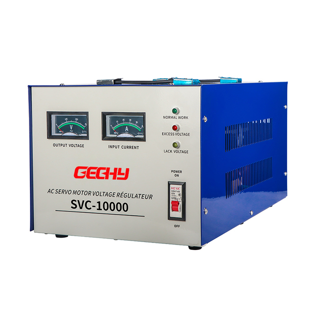 SVC 8K 10KVA Servo Copper Coil 10000 Watt Single Phase 220V AC Automatic Voltage Regulators Stabilizers AVR