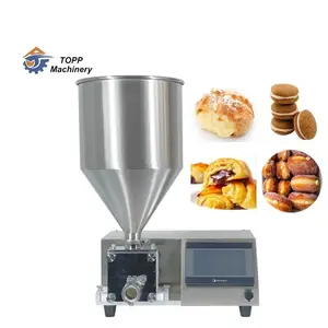 PLC cake depositor cream injection machine biscuit cookie cream chocolate filling machine