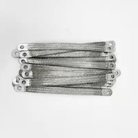Cables Eléctricos de Cobre Trenzado Personalizados Zhongshuang, Cable Plano de Tierra con Aislamiento de PVC, Trenzas Flexibles Industriales