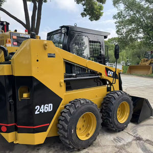 Mesin Konstruksi Bekas Asli CAT 246D Merek Amerika Tahun 2023 Skip Steer Loader 90% Baru dengan Harga Rendah dan Jam Kerja Rendah - Product Image 2