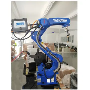 Yaskawa-brazo robótico AR1440, máquina de soldadura china JSR MAG, robot de fábrica, estación de soldadura