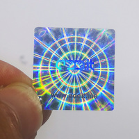Pegatina de PVC con holograma personalizada, pegatina con logotipo a prueba de manipulaciones, etiqueta adhesiva con luz reflectante personalizada