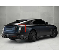 Kit de décoration de feux arrière en fibre de carbone sèche de haute qualité 3K pour Rolls Royce Spectre, pièces de décoration automobile style M amélioré