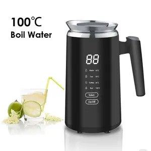 Travel Kettle Electric Small Stainless Steel Portable for Boiling Water Tea Temperature Control Boiler One Cup Hot Maker