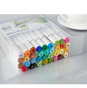 Spidol Berbasis Alkohol Superior Spidol Gambar Ujung Ganda Penanda PenTouch Total 80 Warna dengan Wadah - Product Image 1