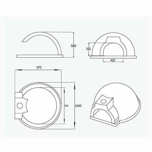 Forno per Pizza a Legna Premium per Esterni |   Nuovo Modello di Mattoncini Ibridi dal Produttore - Product Image 6