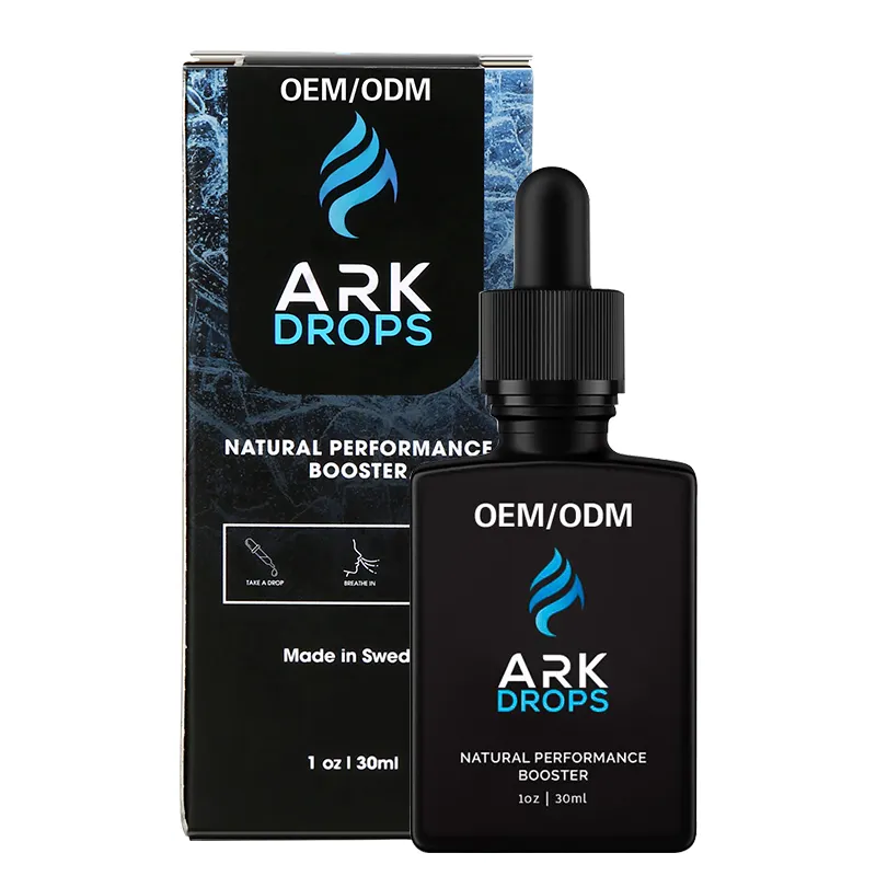 OEM Venta caliente Ark Drops Natural Performance Booster Energy Drops para hombres y mujeres Rendimiento Atlético Suplementos de entrenamiento diario