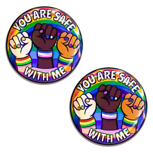 Pin de esmalte de parodia de dibujos animados, broche de metal retro con logo de pez volador, insignia de solapa, regalo de joyería para fans de la animación - Product Image 1