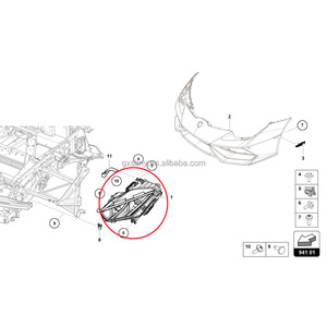 1 paio adatto per Lamborghini Huracan EVO nuovi accessori per <span class=keywords><strong>auto</strong></span> di alta qualità OEM 4 t0941004g 4 t0941003g - Product Image 6