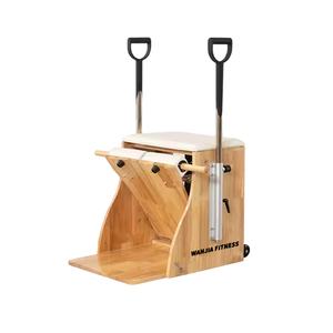 Equipo de Fitness Portátil, Silla Profesional de Madera de Roble con Estabilidad, Silla de Pilates para Gimnasio en Casa, Yoga y Clases Particulares - Product Image 1