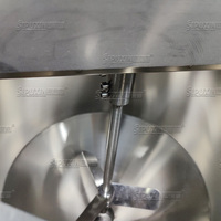 Machine de remplissage semi-automatique pour pâtes et crèmes cosmétiques à haute viscosité, cire chaude visqueuse et liquides, avec chauffage et mélange