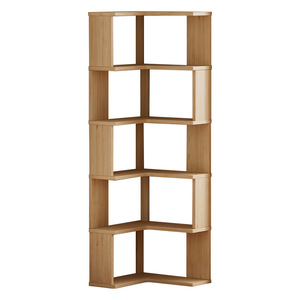 Solid Wood <strong>Corner</strong> Cabinet Rack Storage 90-degree <strong>Rustic</strong> Style Integrated Wall Unit Small Apartment Bookshelf Floor <strong>Shelf</strong> 5 - Product Image 5