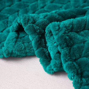 Couverture en molleton de flanelle à motif de feuilles en <span class=keywords><strong>jacquard</strong></span> doux et léger - Product Image 5