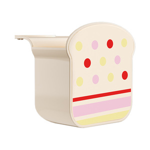 Kitchen Sink Hanging Bag Square Ventilated Drain Rack With Pink And Blue Stripes Organizer For Storage - Product Image 1