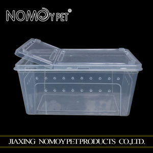 NOMOY <span class=keywords><strong>PET</strong></span> doble apertura hebilla fácil ventilación reptil mascota criando medio caja de alimentación caja de cría para <span class=keywords><strong>reptiles</strong></span> - Product Image 3