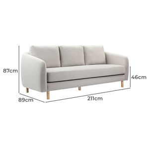 Excelente diseño Sofá tapizado <span class=keywords><strong>reclinable</strong></span> de <span class=keywords><strong>3</strong></span> <span class=keywords><strong>plazas</strong></span> con patas de madera Característica de masaje cómodo para el hogar Sala de estar Uso en el Hotel - Product Image 6