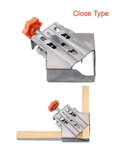 Kẹp góc vuông <span class=keywords><strong>90</strong></span> độ bằng thép không gỉ, tay cầm đơn điều chỉnh được L-HT230, kẹp góc cạnh đóng kín, dùng cho chế tác gỗ - Product Image 4