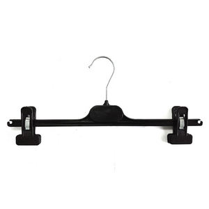 Meilleur cintre en plastique, clip en plastique noir, cintre de jupe de pantalon - Product Image 1