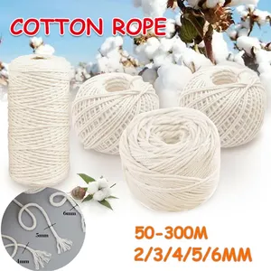 Corda di cotone 10mm 66 piedi intrecciata corda multiuso in cotone per annodare <span class=keywords><strong>macramè</strong></span> - Product Image 3