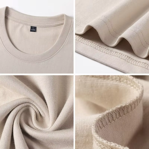 TKAN78D vente en gros personnalisé sérigraphié solide tricoté respirant hommes grande taille coupe régulière 100% coton T-shirt - Product Image 3