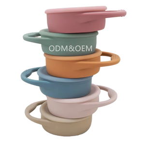 Vaso de Silicona de Grado Alimenticio para Niños, Juego de Vajilla, Diseño Plegable Portátil y Conveniente, Uso Seguro para Bebés de 0 a 12 Meses - Product Image 2