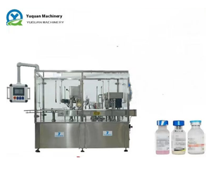 Automatische elektrische gefrier getrocknete Pulver-Mikrofüll-Versiegelung maschine Fläschchen Gesundheitspflege-Pulver füll anlage SPS-Glasflaschen - Product Image 1