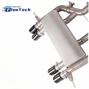 ระบบท่อไอเสียแบบ Axle-Back วัสดุไทเทเนียม พร้อมปลายท่อแบบ Quad และแผ่นกันความร้อน สำหรับ BMW G80 G82 M3 M4 S58 3.0T – ควบคุมวาล์วแบบ OEM - Product Image 4