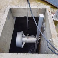 Tauchbarer Mixer für Biogasanlagen, Antifouling-Design Edelstahl-Rührwerk mit SiC-Dichtung für Anoxie-Tanks