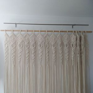 Bohemian Large Handwoven Cotton Macrame Window <b>Curtain</b> Home Decoration Balcony Door <b>Curtains</b> <b>Cheap</b> Price - Product Image 6