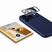 Film protecteur d'objectif de caméra arrière de haute qualité en verre trempé 3D pour iPhone 17 Pro Max