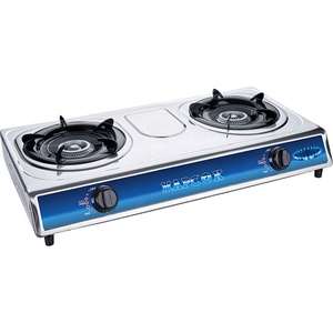 Fornello a Gas a 2 Fuochi in Acciaio Inox, Elettrodomestico da Cucina di Grande Vendita in Africa - Product Image 1