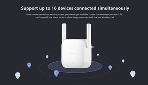 Xiaomi-Rallonge de portée <span class=keywords><strong>WiFi</strong></span> d'origine, routeur intelligent, 300Mbps, vitesse maximale mondiale, réseau <span class=keywords><strong>Wifi</strong></span> sans fil, <span class=keywords><strong>N300</strong></span> - Product Image 4