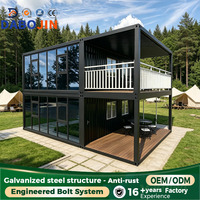 Maison Modulaire de Luxe Haut de Gamme en Verre, Préfabriquée et Pré-assemblée, pour Jardin ou Pod