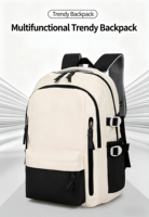 Mochila Antirrobo Unisex Premium con Puerto de Carga USB para Portátil, de Poliéster, a la Moda, Impermeable, con Cierre de Cremallera, Diseño Ergonómico