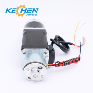 มอเตอร์สเต็ปเปอร์ Kechen ขนาด 35 มม. แบบไฮบริด 2 เฟส กระแสตรง ประสิทธิภาพ 80% เส้นผ่านศูนย์กลางเพลา 12 มม. พร้อมเบรกเพื่อการควบคุมที่แม่นยำ - Product Image 3