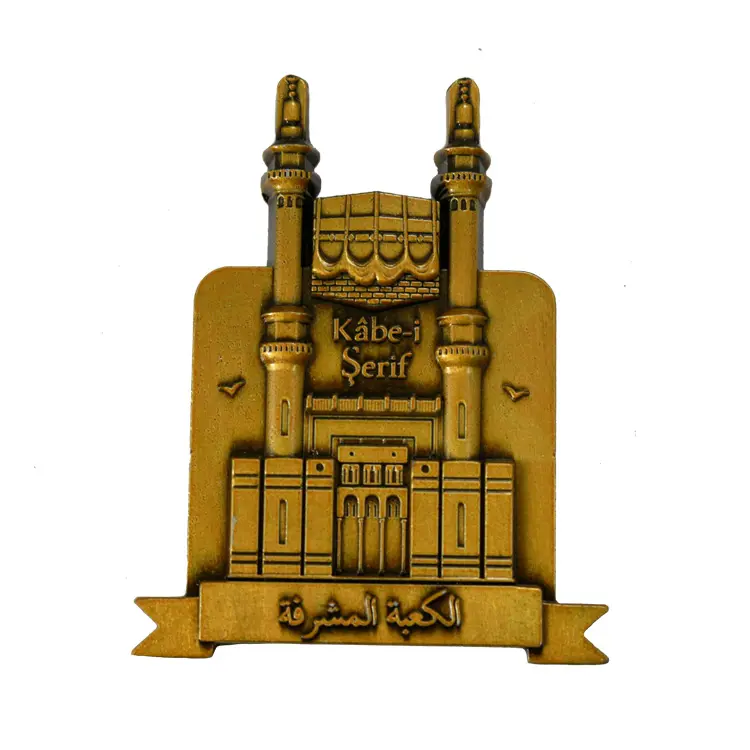 Özel suudi arabistan makkah Kabe iSerif bina buzdolabı mıknatısı kuran müslüman turizm hediyelik eşya