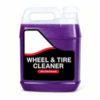 X9 Hot Rims Décontaminant pour jantes noires de voiture, Liquide décapant de la rouille à base de mousse profonde 64FL OZ, Dilution 1:1 pour jantes de plusieurs véhicules