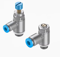 Nouvelle et originale vanne de régulation de débit FESTOs GRLA-M5-1/8-1/4-3/2-1/2-QS-4-6-8-10-12-RS-D, vanne d'étranglement, composants pneumatiques