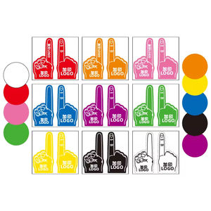 ถุงมือโฟมนิ้วชี้กีฬาสำหรับเชียร์ลีดเดอร์นิ้วกลางอุปกรณ์ประกอบฉากถุงมือโฟมสำหรับเชียร์ลีดเดอร์โลโก้ออกแบบได้ตามต้องการ - Product Image 2