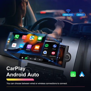 Podofo 6,2 ''coche estéreo 2 + 64G inalámbrico Carplay/Android Auto GPS/WiFi/BT/FM/RDS para JEEP/<span class=keywords><strong>Dodge</strong></span>/Chrysler 300C Dropshipping - Product Image 2