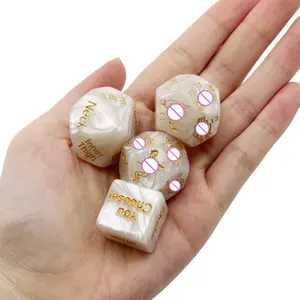 Lencería Erótica Unisex 100% Impermeable con Accesorios de Colores Sensuales para Parejas, <span class=keywords><strong>Juego</strong></span> de Posiciones para Jugar a los Dados - Product Image 2