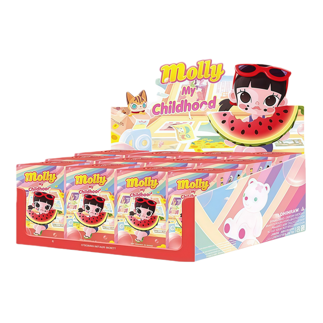 Hot Selling Official Genuine POP MART Blind Box Molly My Childhood Series Anime Action Figure Blind Box Toys for Decoration