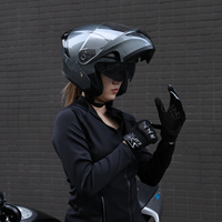 Casque de moto modulaire rabattable ABS OEM/ODM, vente en gros d'usine, double visière, homologué DOT