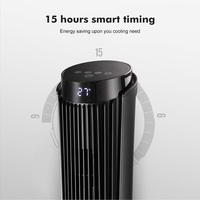 Oferta Especial: Ventilador de Torre Digital sin Aspas, Oscilante, Eléctrico, con Temporizador, 50W, Control Remoto, de Plástico, para Exteriores y Hoteles
