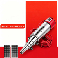 Pompe à eau solaire professionnelle 12V-72V DC en acier inoxydable, haute pression, 1,5m³/h pour l'irrigation agricole